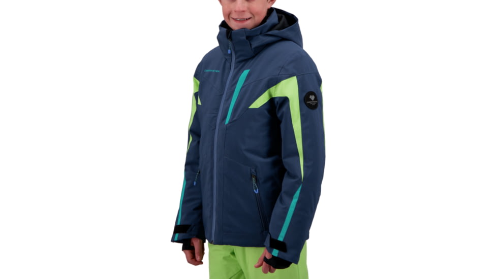 Obermeyer Mach 12 Jacket - Boys, Fathom, Large, 41076-21173-L