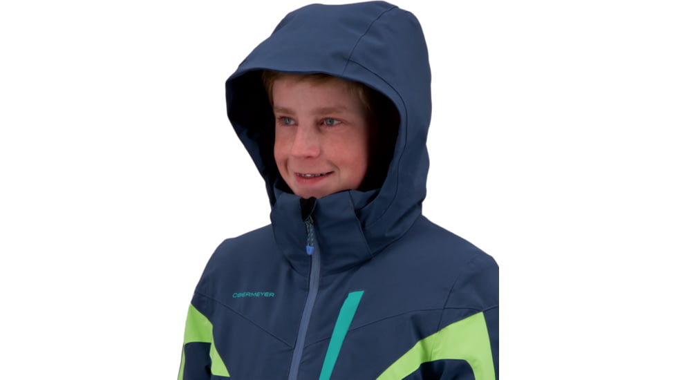 Obermeyer Mach 12 Jacket - Boys, Fathom, Large, 41076-21173-L