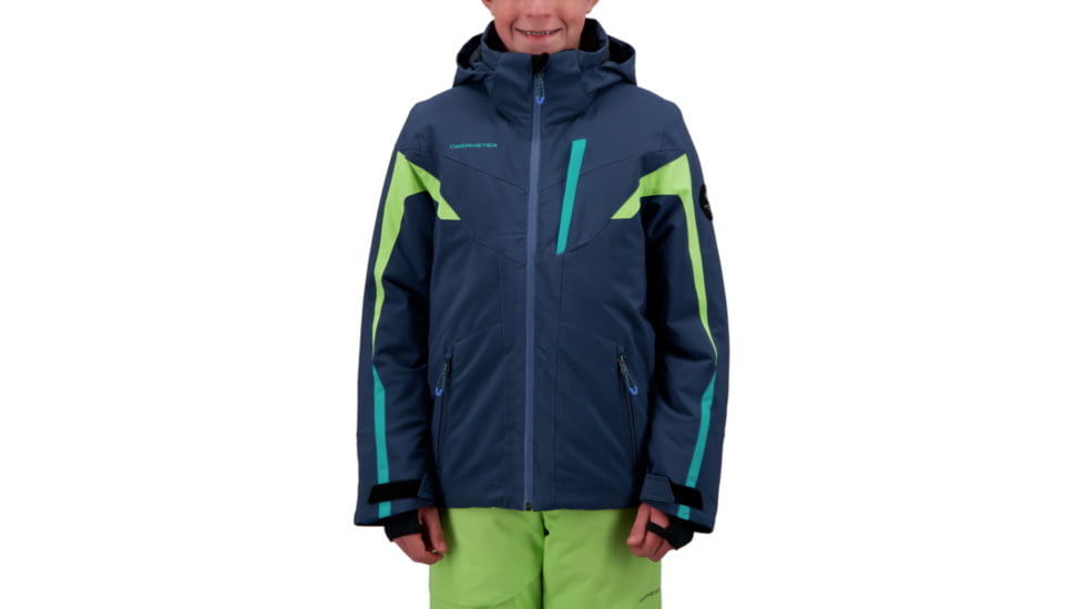Obermeyer Mach 12 Jacket - Boys, Fathom, Large, 41076-21173-L