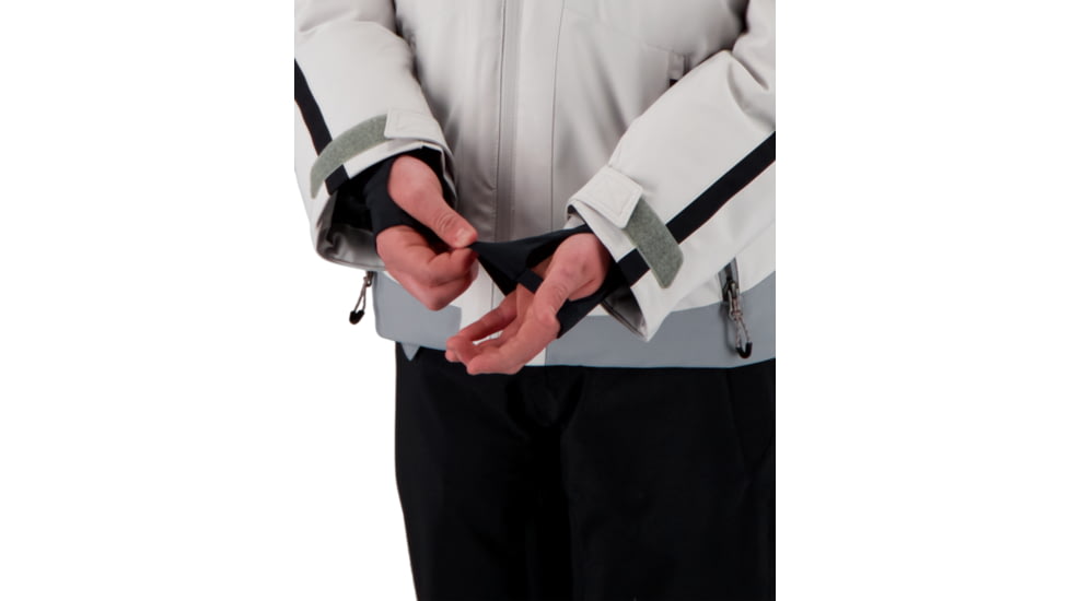 Obermeyer Mach 12 Jacket - Boys, Fog, Medium, 41076-17001-M