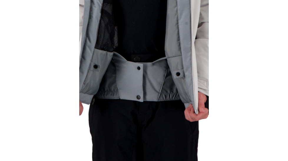 Obermeyer Mach 12 Jacket - Boys, Fog, Medium, 41076-17001-M