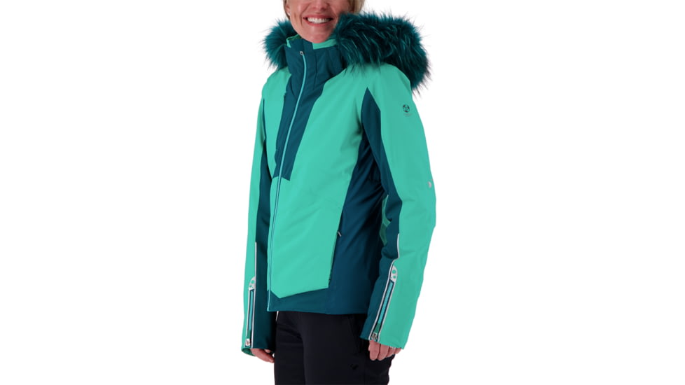 Obermeyer Malaki Jacket w/Faux Fur - Womens, LetS Galapago, 10, 11123-LETS GALAPAGO-10