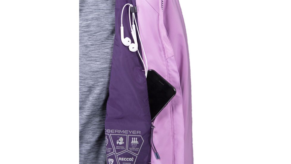 Obermeyer Malaki Jacket w/Faux Fur - Womens, Sheer Bliss, 6, 11123-SHEER BLISS-6