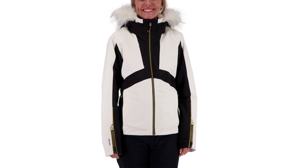 Obermeyer Malaki Jacket w/Faux Fur - Womens, Sheer Bliss, 8, 11123-SHEER BLISS-8