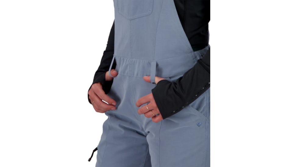 Obermeyer Malta Bib Overall - Womens, Blue Ash, 6 Long, 15048-21168-6L