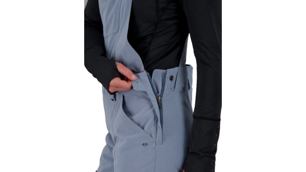 Obermeyer Malta Bib Overall - Womens, Blue Ash, 6 Long, 15048-21168-6L
