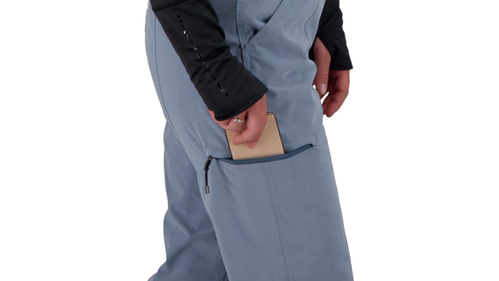 Obermeyer Malta Bib Overall - Womens, Blue Ash, 6 Long, 15048-21168-6L