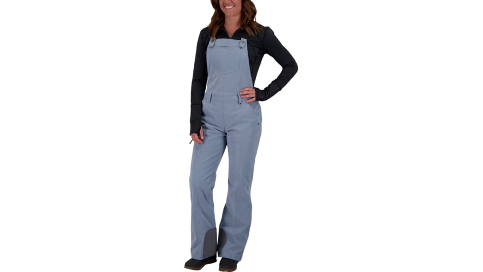 Obermeyer Malta Bib Overall - Womens, Blue Ash, 6 Long, 15048-21168-6L