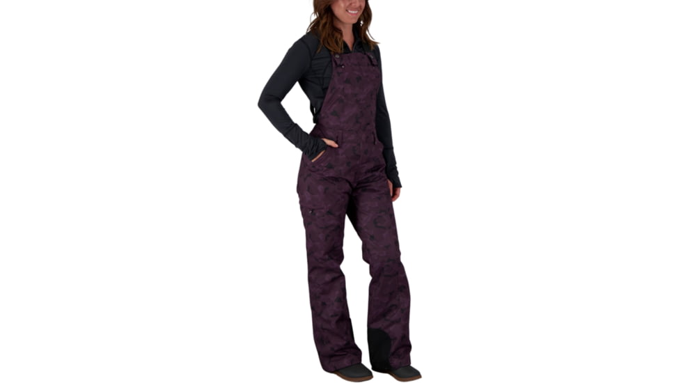 Obermeyer Malta Bib Overall - Womens, Magnetic Camo, 2, 15048-21158-2