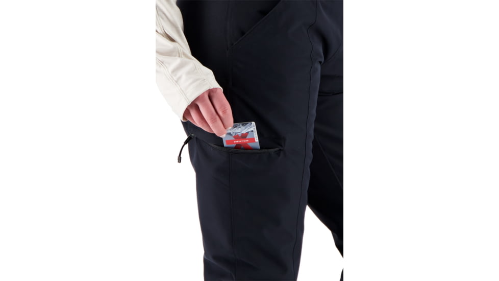 Obermeyer Malta Bib Overalls - Womens, Black, 8L, 15048-16009-8L