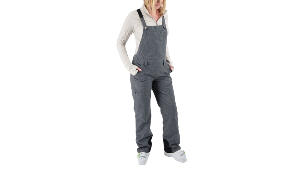 Obermeyer Malta Bib Overalls - Womens, Charcoal, 4L, 15048-15006-4L