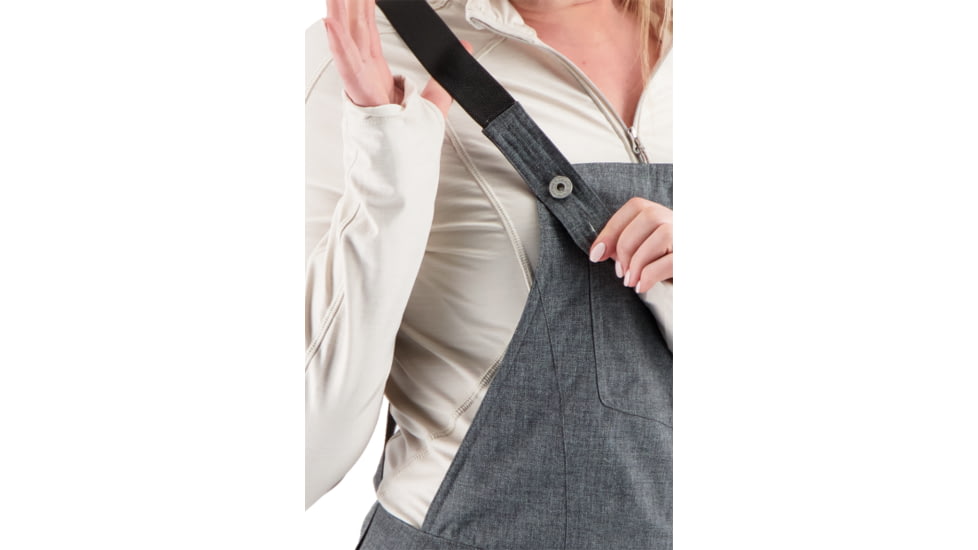 Obermeyer Malta Bib Overalls - Womens, Charcoal, 4L, 15048-15006-4L