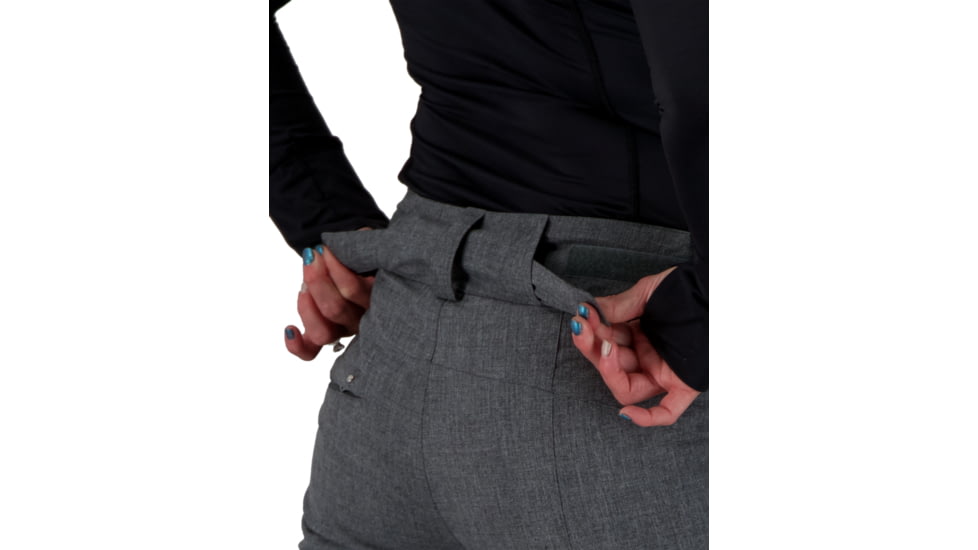 Obermeyer Malta Pant - Womens, Charcoal, 2 Short, 15022-15006-2S