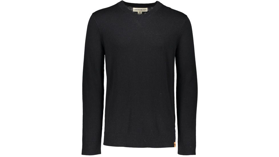 Obermeyer Mason V-Neck Sweater - Mens, Black, Large, 26023-BLACK-L