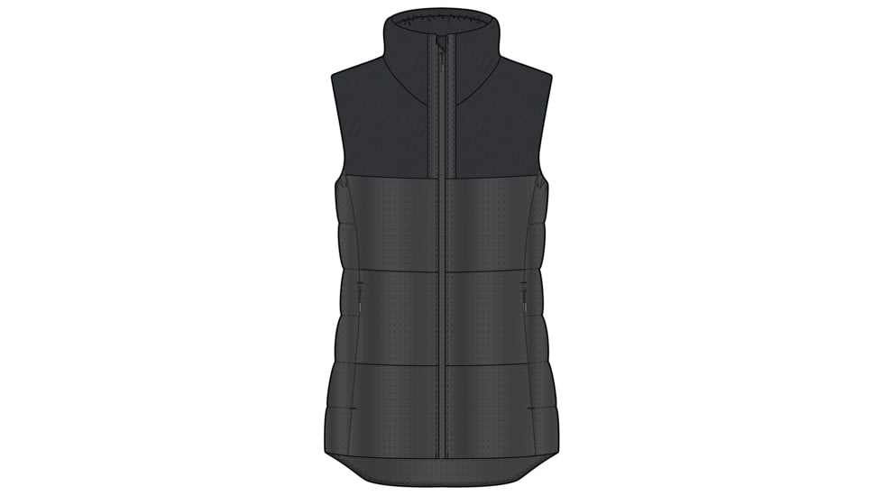 Obermeyer Maxine Down Vest - Womens, Small, Black Diamond, 14030-22006-S