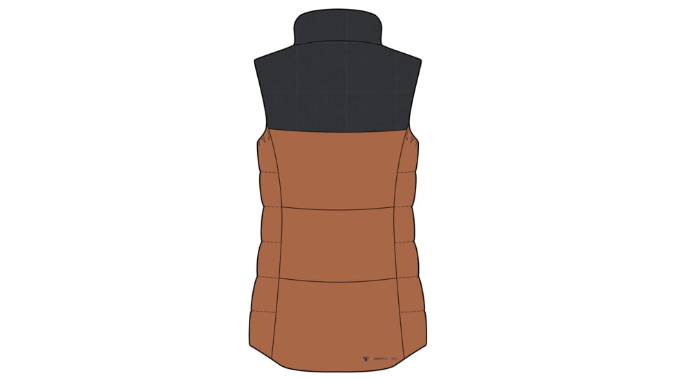 Obermeyer Maxine Down Vest - Womens, Large, Copper Bowl, 14030-22045-L