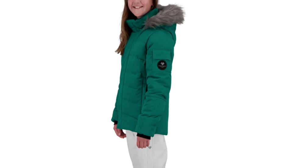 Obermeyer Meghan Jacket - Girls, Rainforest, Large, 31076-21187-L