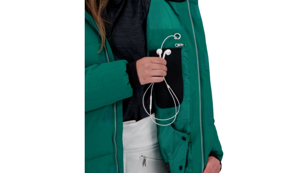 Obermeyer Meghan Jacket - Girls, Rainforest, Large, 31076-21187-L