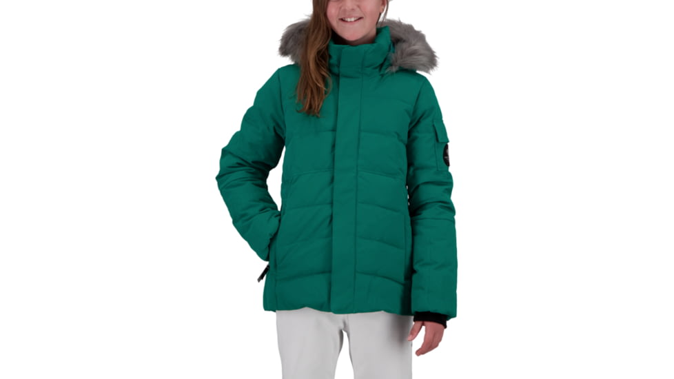 Obermeyer Meghan Jacket - Girls, Rainforest, Large, 31076-21187-L