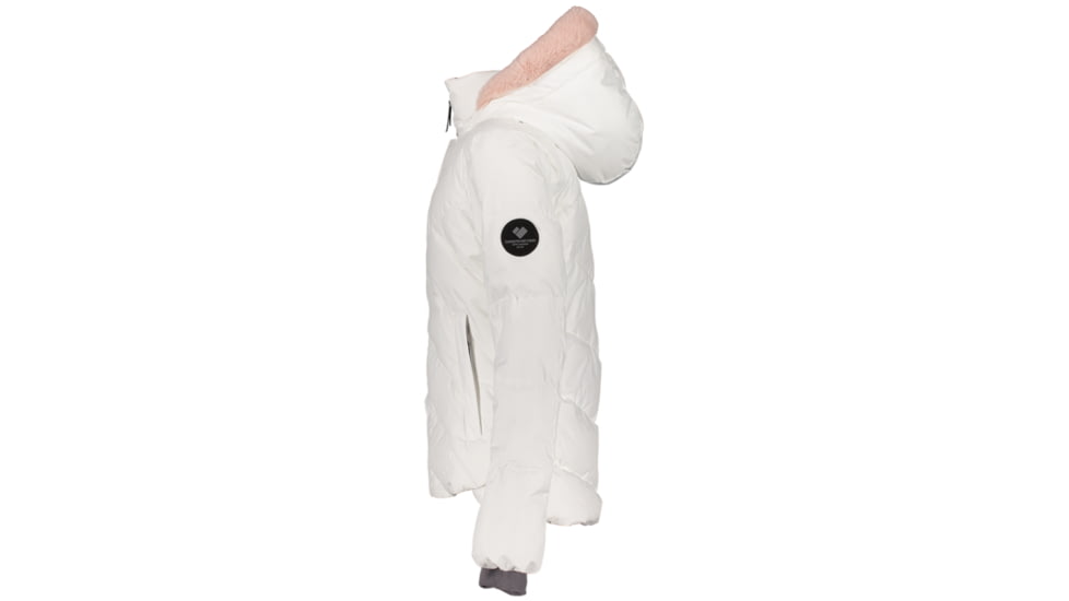 Obermeyer Meghan Jacket - Girls, White, Small, 31076-16010-S