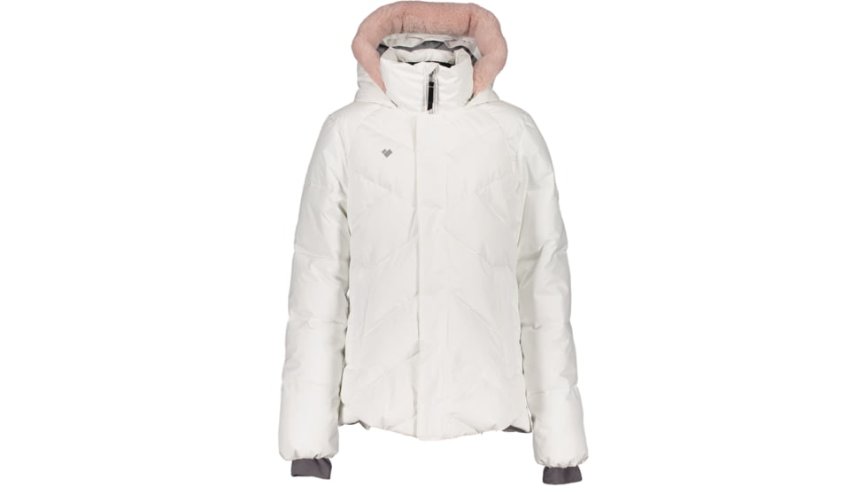 Obermeyer Meghan Jacket - Girls, White, Small, 31076-16010-S