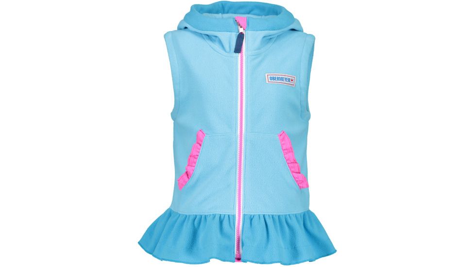 Obermeyer Mika Fleece Vest - Girls, Unicorn Sky, Medium, 57030-UNICORN SKY-M