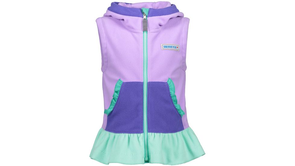 Obermeyer Mika Fleece Vest - Girls, Va-Va Violet, Small, 57030-VA-VA VIOLET-S