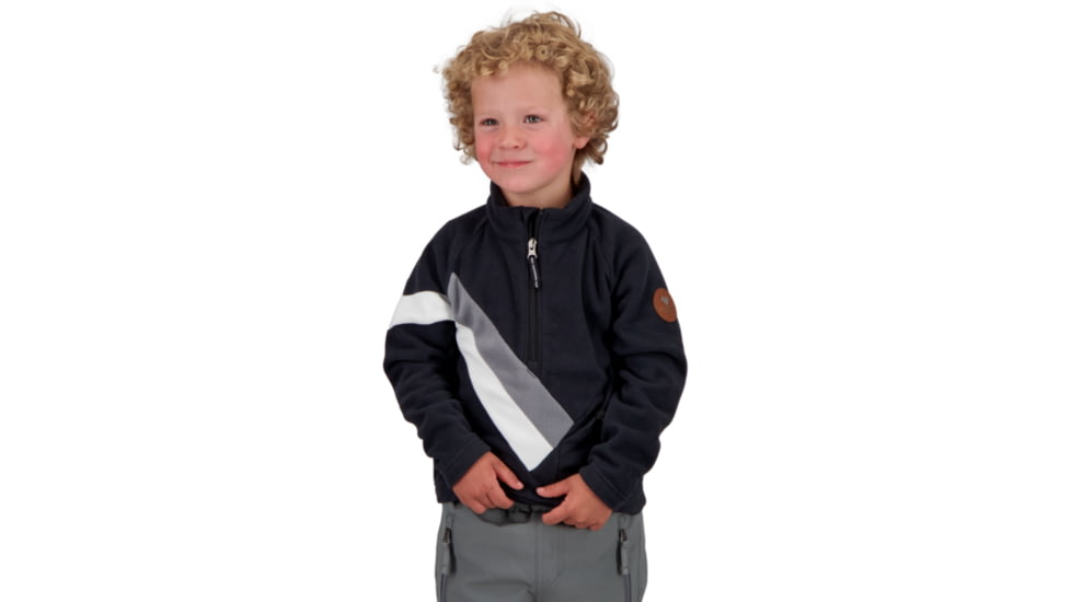 Obermeyer Morgan Fleece Top, Black, Large, 77034-16009-L
