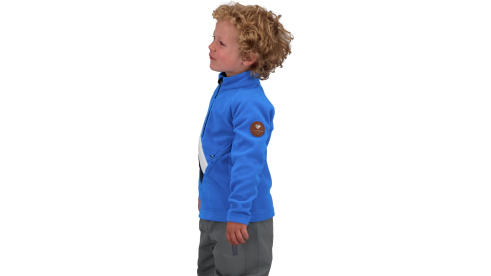 Obermeyer Morgan Fleece Top, Blue Vibes, Extra Large, 77034-19065-XL