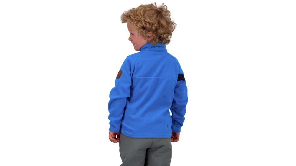 Obermeyer Morgan Fleece Top - Kids, Small, Blue Vibes, 77041-19065-S