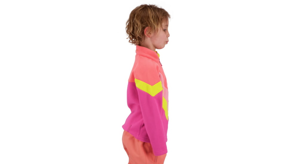Obermeyer Morgan Fleece Top, Wild Coral, Medium, 77034-21033-M