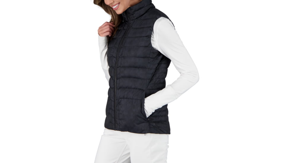 Obermeyer Nieve Down Vest - Womens, Black Ice, Extra Large, 14056-21111-XL