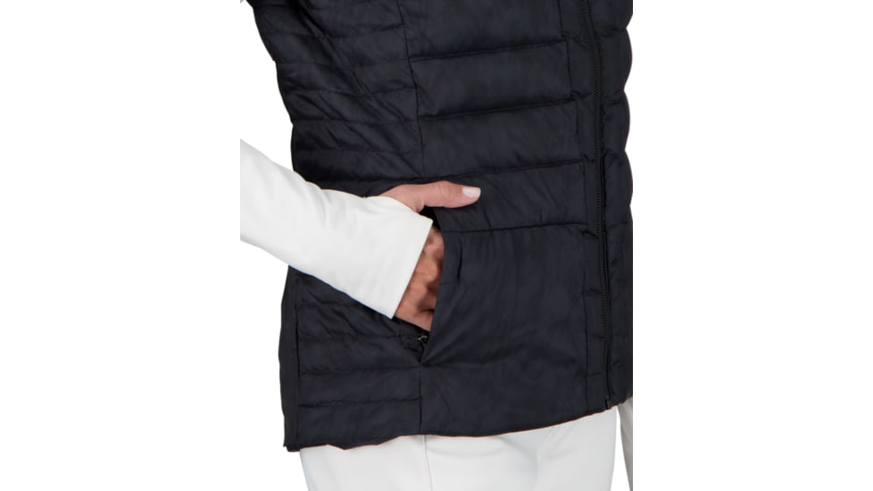 Obermeyer Nieve Down Vest - Womens, Black Ice, Extra Large, 14056-21111-XL