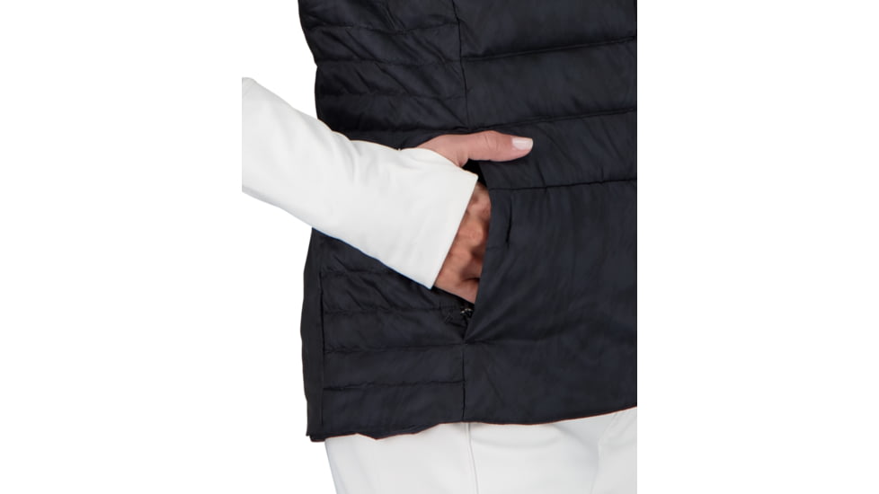 Obermeyer Nieve Down Vest - Womens, Black Ice, Extra Large, 14056-21111-XL