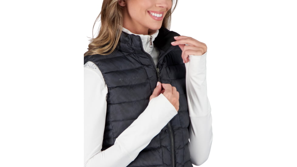 Obermeyer Nieve Down Vest - Womens, Black Ice, Extra Large, 14056-21111-XL