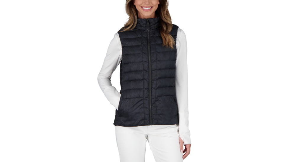 Obermeyer Nieve Down Vest - Womens, Black Ice, Extra Large, 14056-21111-XL