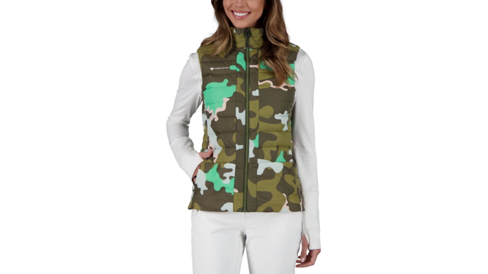 Obermeyer Nieve Down Vest - Womens, Jasmint Camo, Small, 14056-21129-S