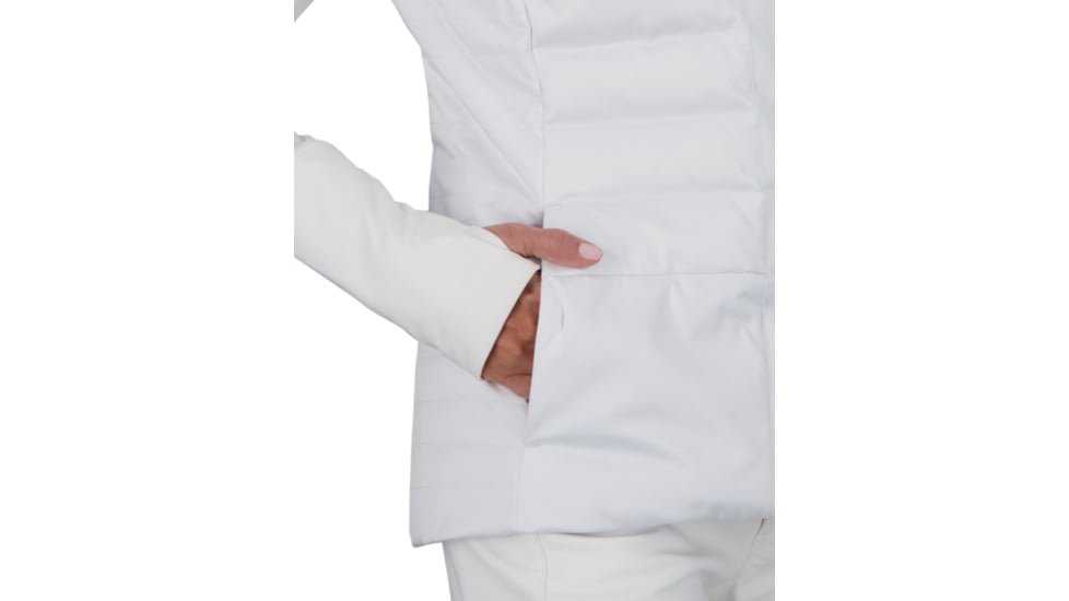 Obermeyer Nieve Down Vest - Womens, White, Extra Small, 14056-16010-XS