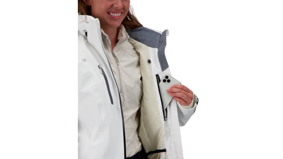 Obermeyer Nova Jacket - Womens, White, 8, 11165-16010-8