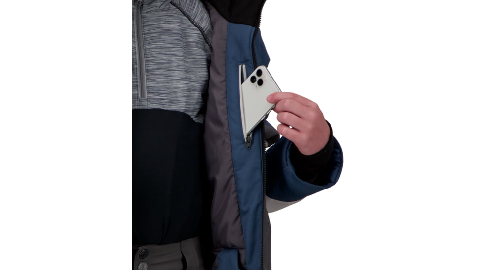 Obermeyer Outland Jacket - Boys, Fathom, Large, 41073-21173-L