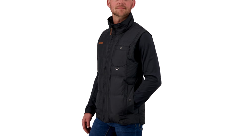 Obermeyer Owen Down Vest - Mens, Black II, 2XL, 24056-21009-2XL