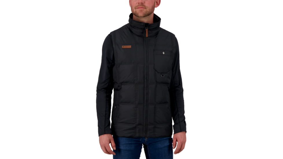 Obermeyer Owen Down Vest - Mens, Black II, 2XL, 24056-21009-2XL
