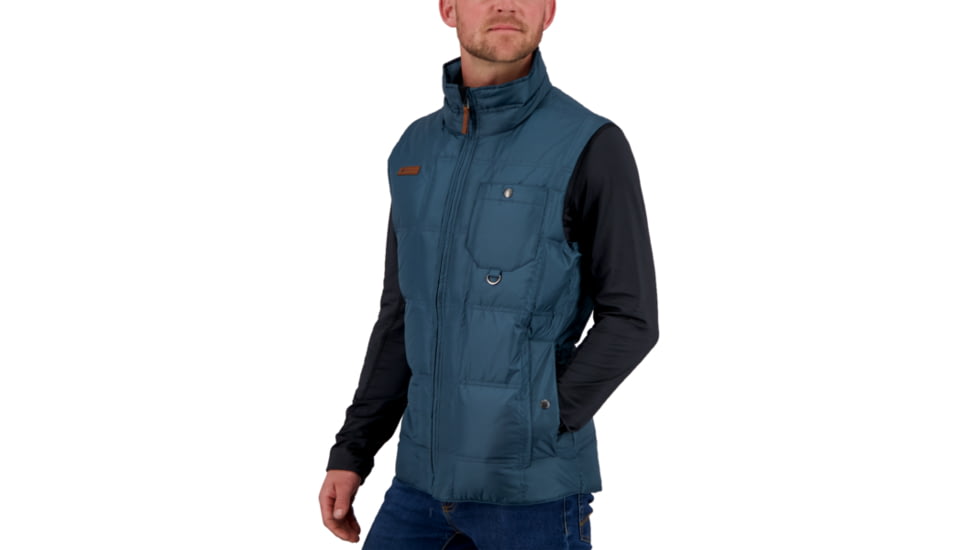 Obermeyer Owen Down Vest - Mens, Raw Indigo, Large, 24056-21175-L