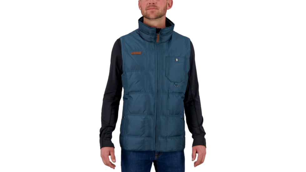 Obermeyer Owen Down Vest - Mens, Raw Indigo, Large, 24056-21175-L