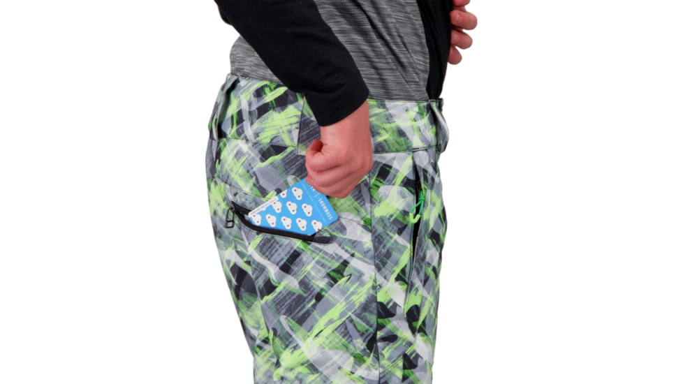 Obermeyer Parker Pant - Boys, Carbon Camo, Large, 45022-21184-L