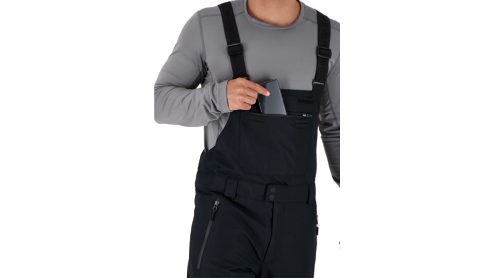Obermeyer Perseus Bib Pant - Mens, Black, Small, 25005-16009-S