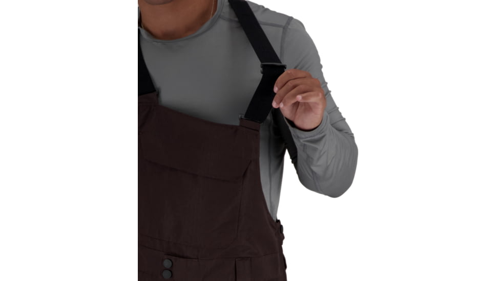 Obermeyer Perseus Bib Pant - Mens, Leather, Small, 25005-21019-S