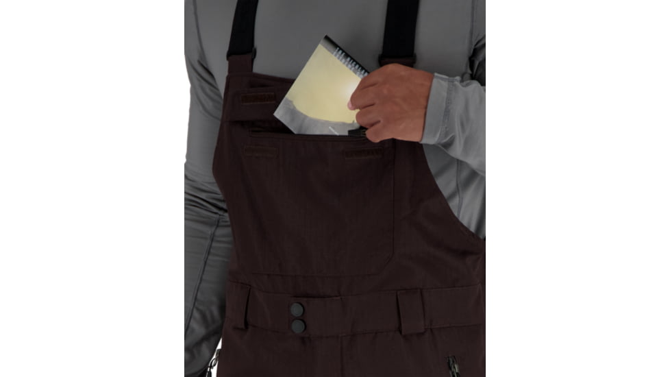Obermeyer Perseus Bib Pant - Mens, Leather, Small, 25005-21019-S