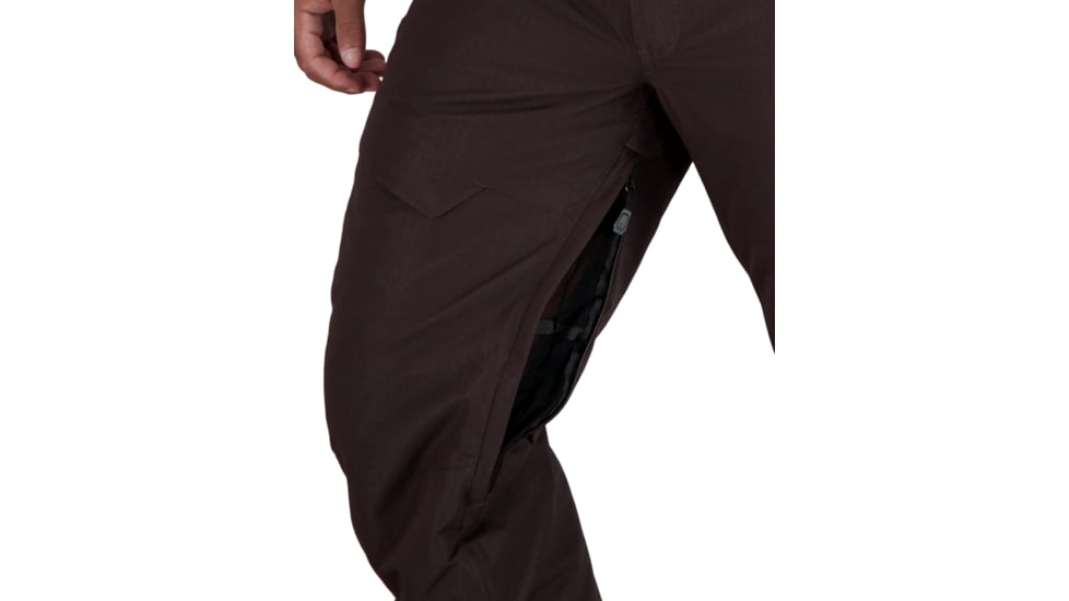 Obermeyer Perseus Bib Pant - Mens, Leather, Small, 25005-21019-S