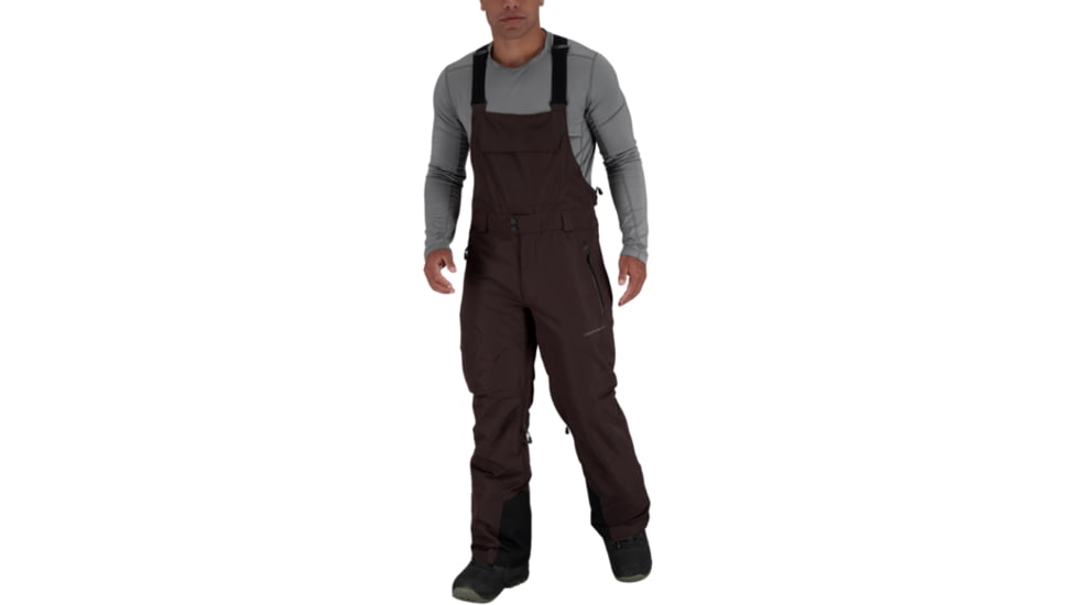 Obermeyer Perseus Bib Pant - Mens, Leather, Small, 25005-21019-S